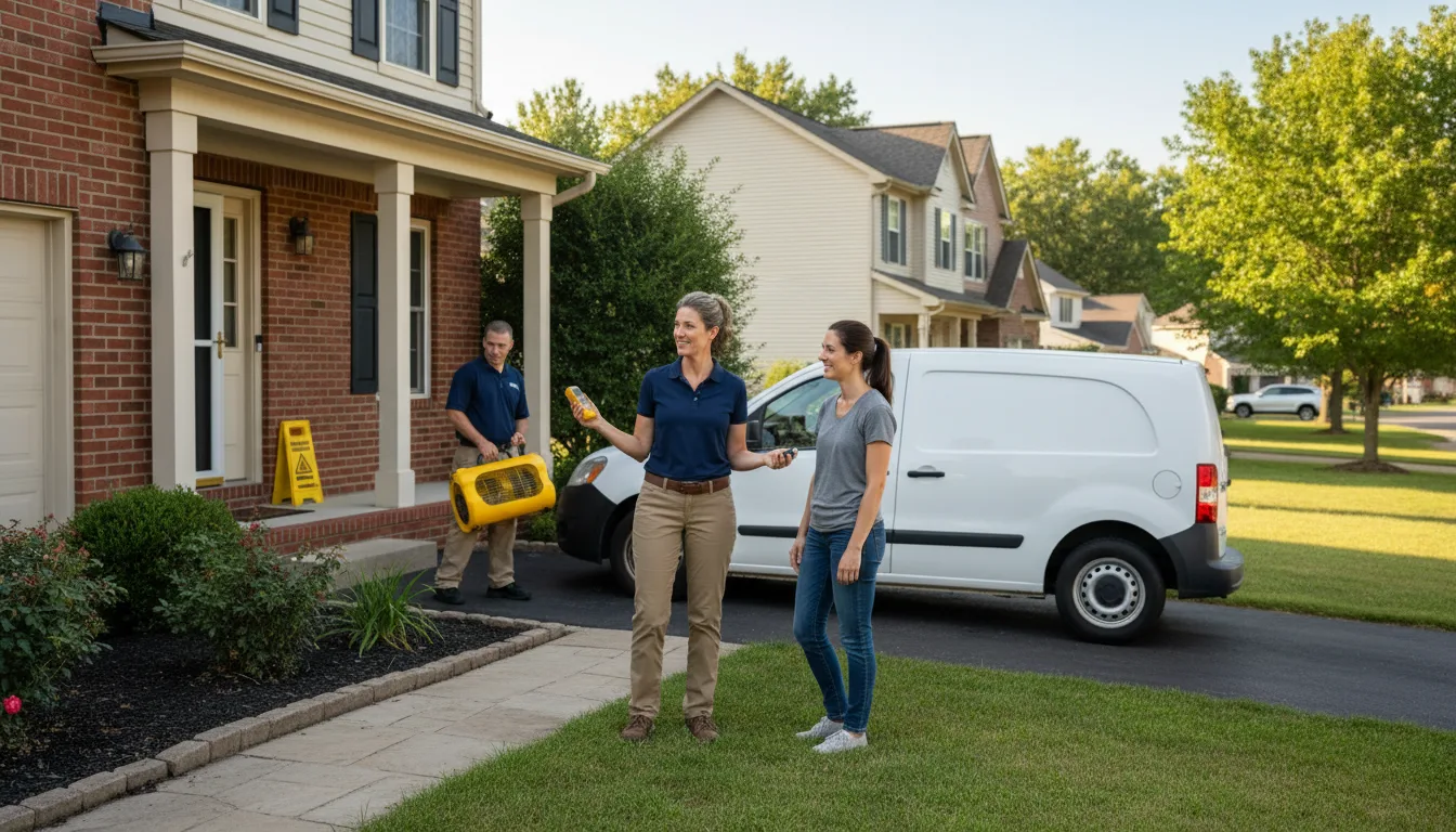 Residential water damage restoration in Ulysses, PA